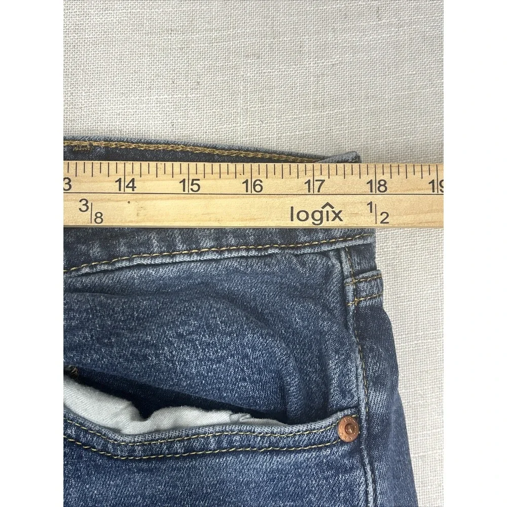 Levi's‎ 505 Jeans Mens 38x32 Blue Medium Wash Denim Regular Fit Stretch Straight